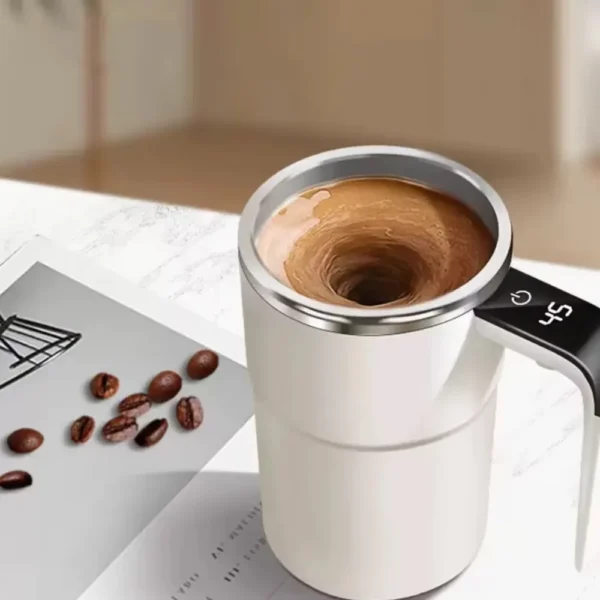 كوب خلط القهوة الذكي مع شاشة درجة الحرارة